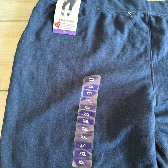 Wildfox Tie-Dye Joggers Navy XXL  NWT - Picture 4 of 7